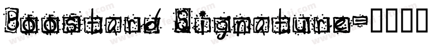 Boostard Signature字体转换